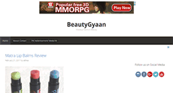 Desktop Screenshot of beautygyaan.com